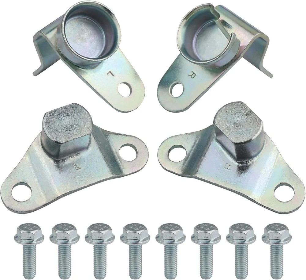 Tailgate Hinge Kit w/Bolts for Rear Tail gate Door Panel Compatible with 1999-20