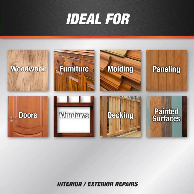 DAP Plastic Wood 6 oz. All Purpose Wood Filler, Sand Stain & Paint - Golden Oak gallery