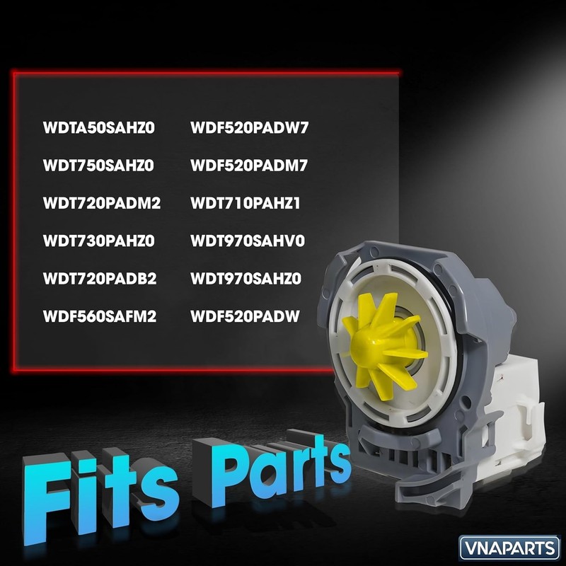Dishwasher Drain Pump Motor For Whirlpool WDF520PADW WDT970SAHZ0 WDT970SAHV0 gallery