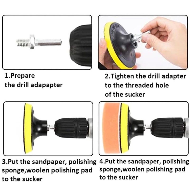 2 Pack 5 Inch Hook and Loop Backing Pad Sanding Holder Polishing Backer Plate gallery