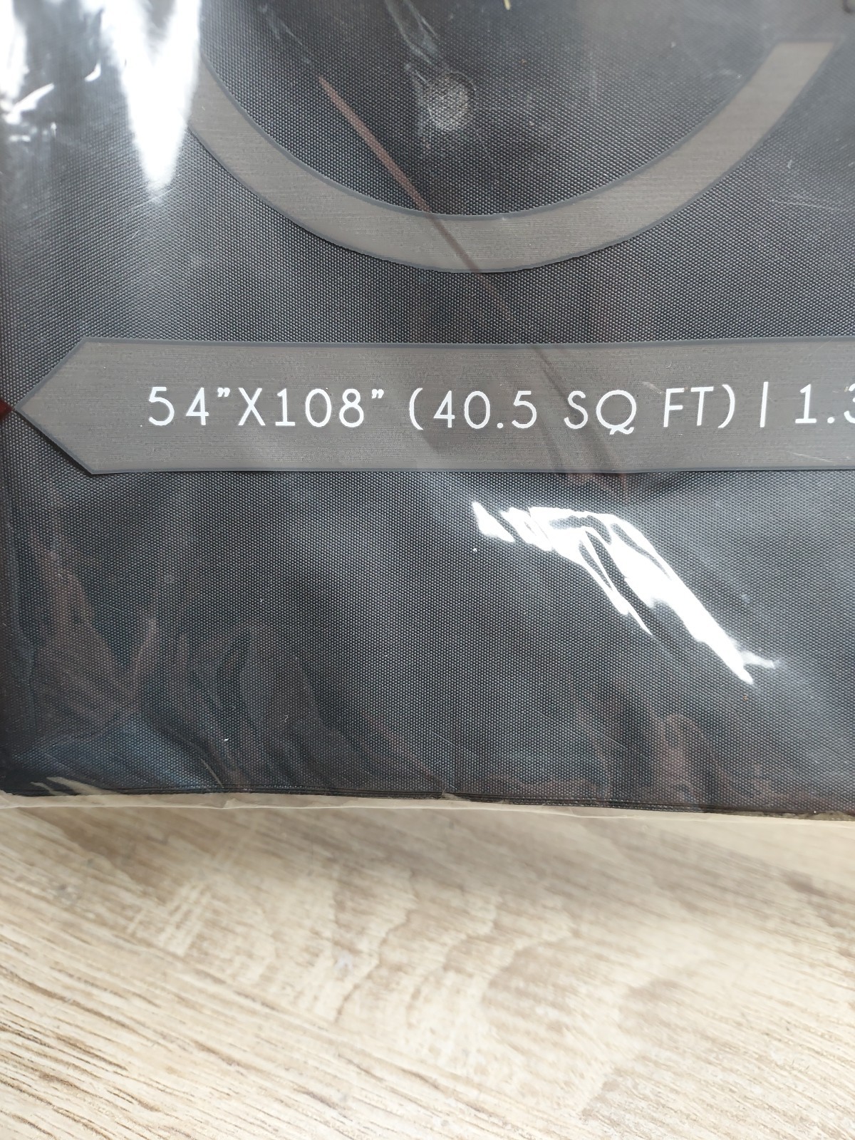 2 Grandipity Plastic Tablecloth Black Rectangle 54in x 108in Party Cover gallery