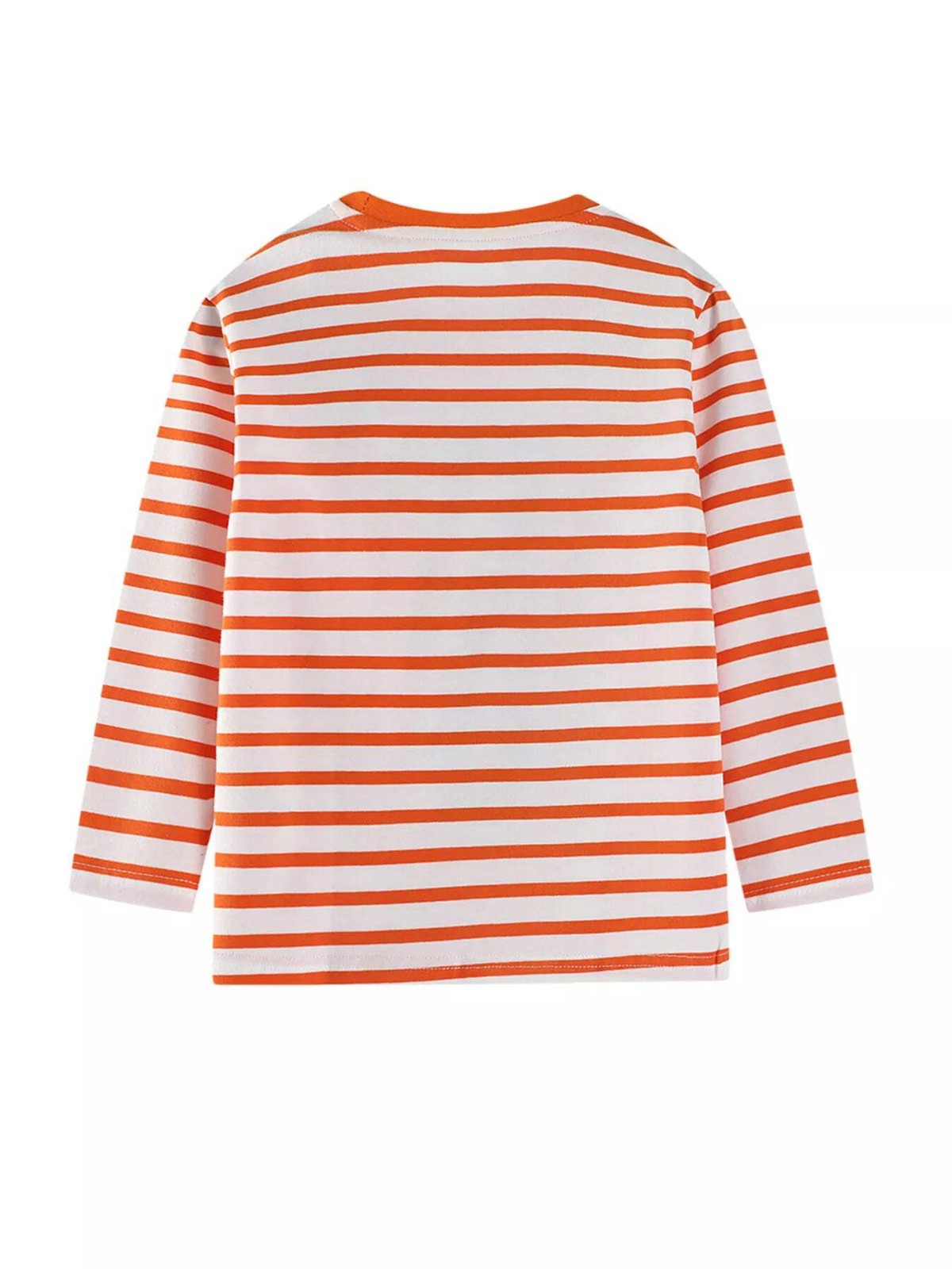 Children's Dinosaur Applique Striped Long Sleeve T-Shirt gallery