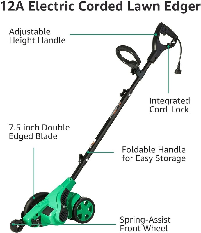 Amazon Basics 12 Amp 7.5" Double Edge Bladed Electric Corded Lawn Edger new gallery