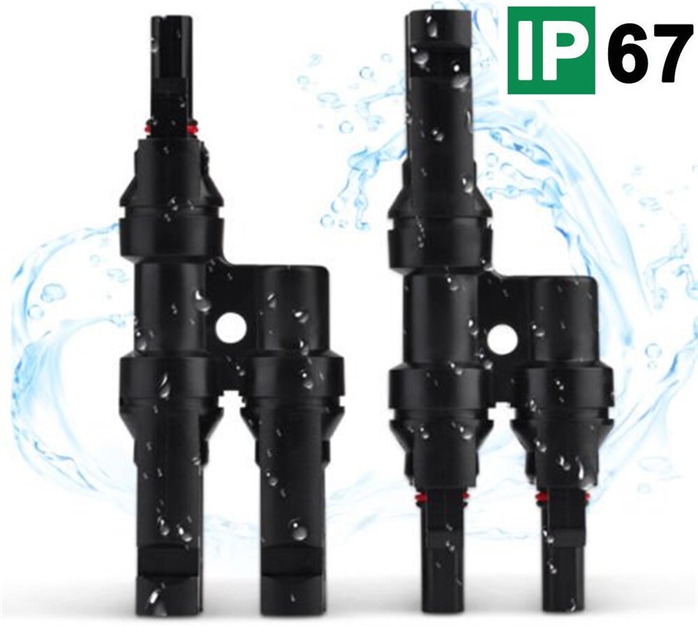 5/2/1 Pairs Solar Panel T Branch Connectors Cable Splitter Coupler Combiner gallery