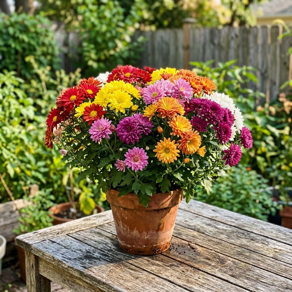 300 Rainbow Chrysanthemum Mix Seeds for Planting - Premium Heirloom Rainbow gallery