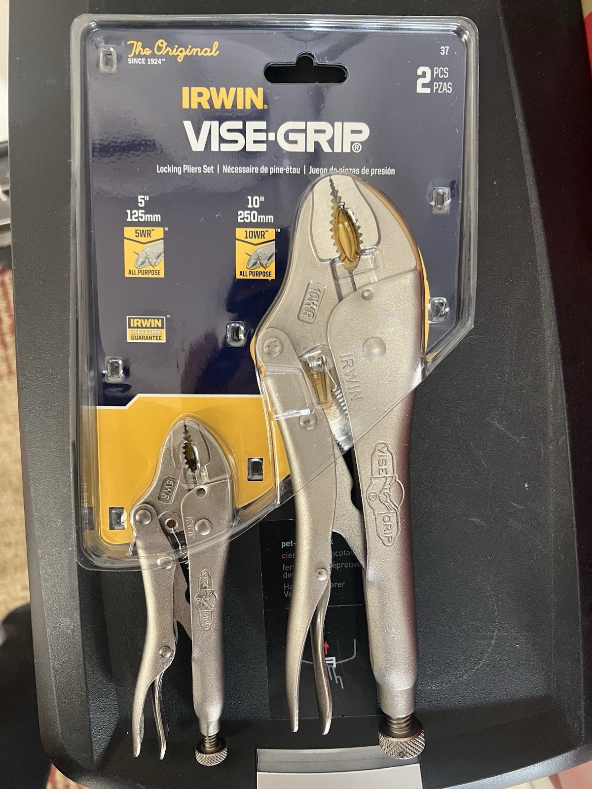 IRWIN VISE-GRIP Locking Pliers Set, Original, 2-Piece, # 37 (10wr & 5wr) gallery
