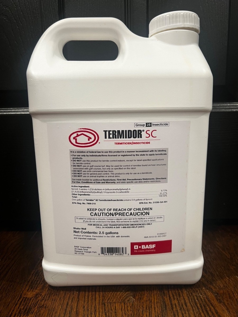 Termidor SC 2.5 gallon termiticide gallery