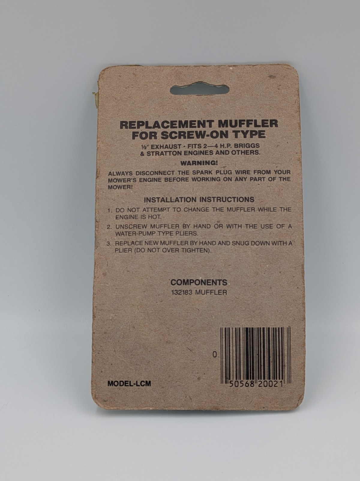 Vtg True Value Mower Replacement Muffler Fits 2-4 HP Engines - New Old Stock gallery