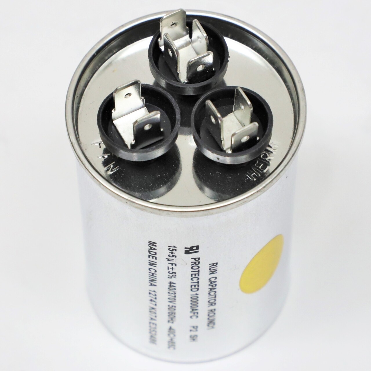 Supco CD15+5X440R HVAC Motor Round Dual Run Capacitor 15 + 5 MFD 440 Volts gallery