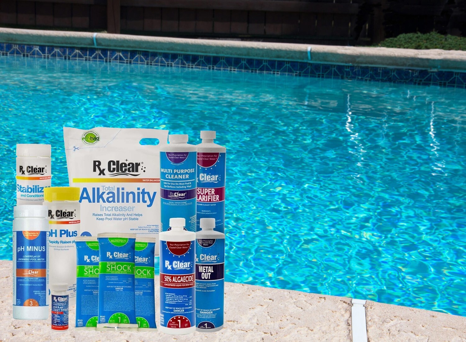 Deluxe Kit A Spring Swimming Pool Start-Up Chemical Kit Up To 7,500 Gallons gallery