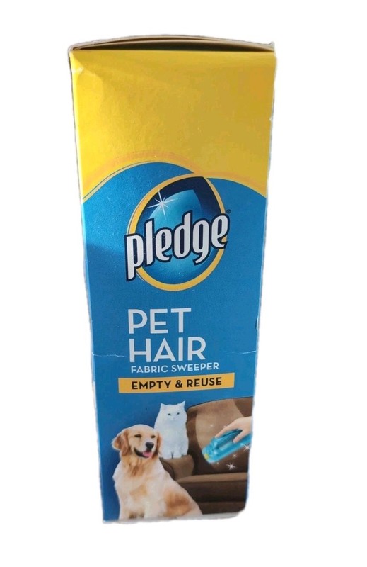 Pledge Fabric Sweeper Pet Hair Multi Use Reusable Traps Cat & Dog Fur Reuse NEW gallery