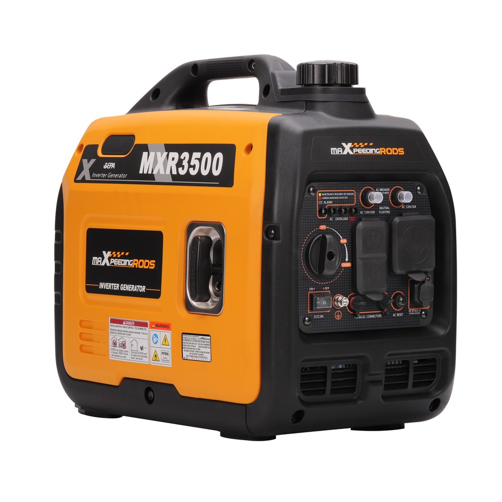 3500 Watt Generators Portable Gasoline Inverter Generator Compact Suitcase RV