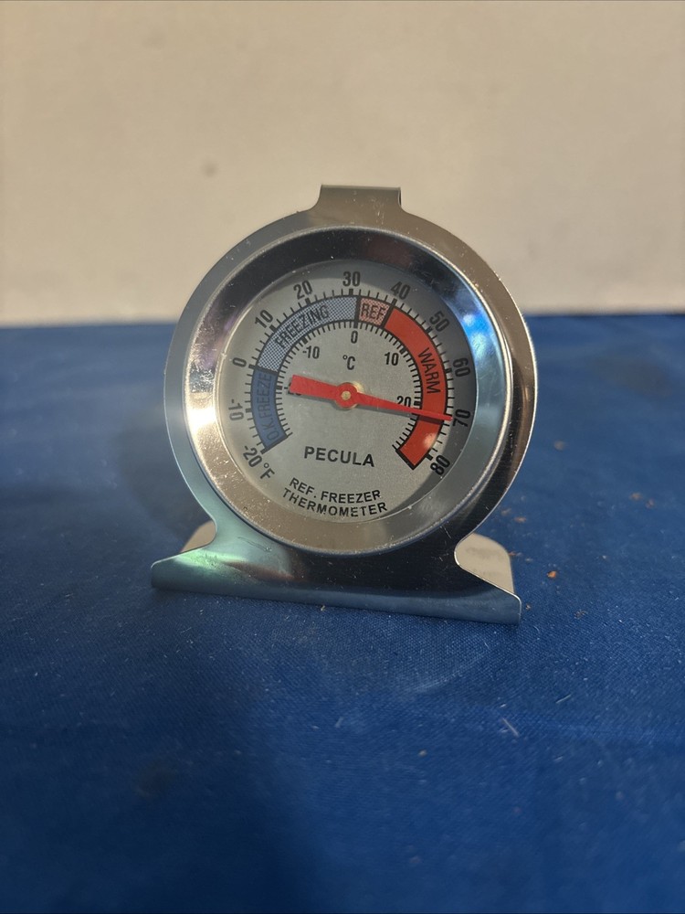 Pecula Refrigerator Thermometer -30-30°C/-20-80°F Classic Fridge 3" Dial