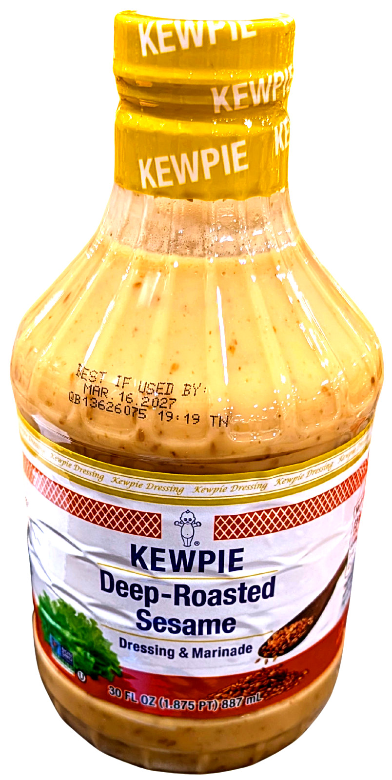 Kewpie Deep-Roasted Sesame Dressing and Marinade 30 Fl Oz EXP 03/2027 gallery