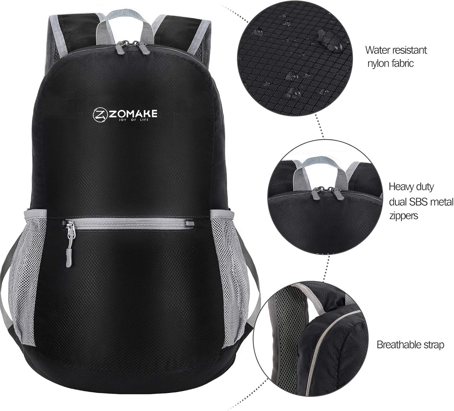 20L Hiking Backpack Packable Lightweight Daypack Bag 5