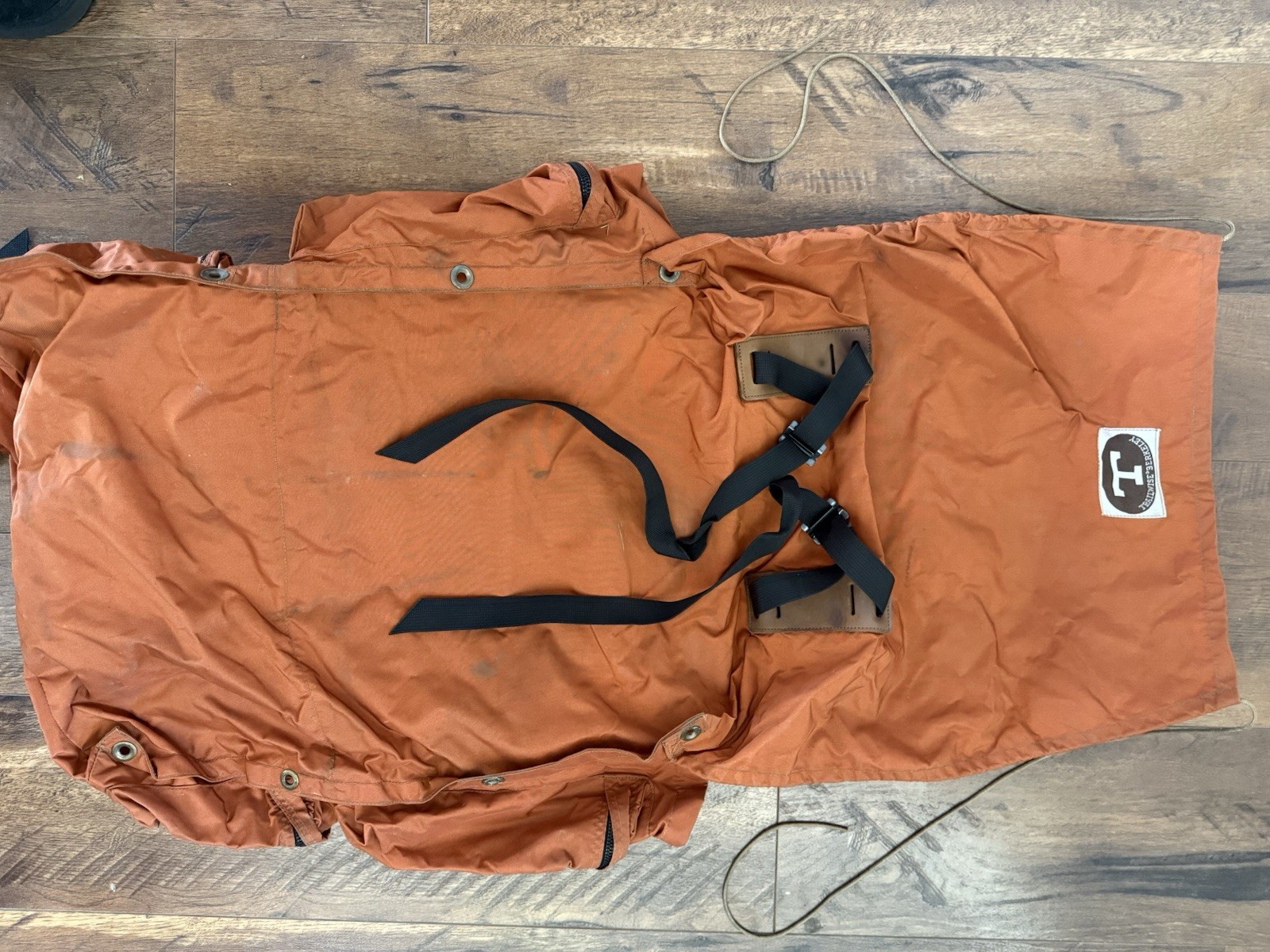 Orange Vintage Trailwise Berkeley Large Backpacking Hiking Pack Only 4