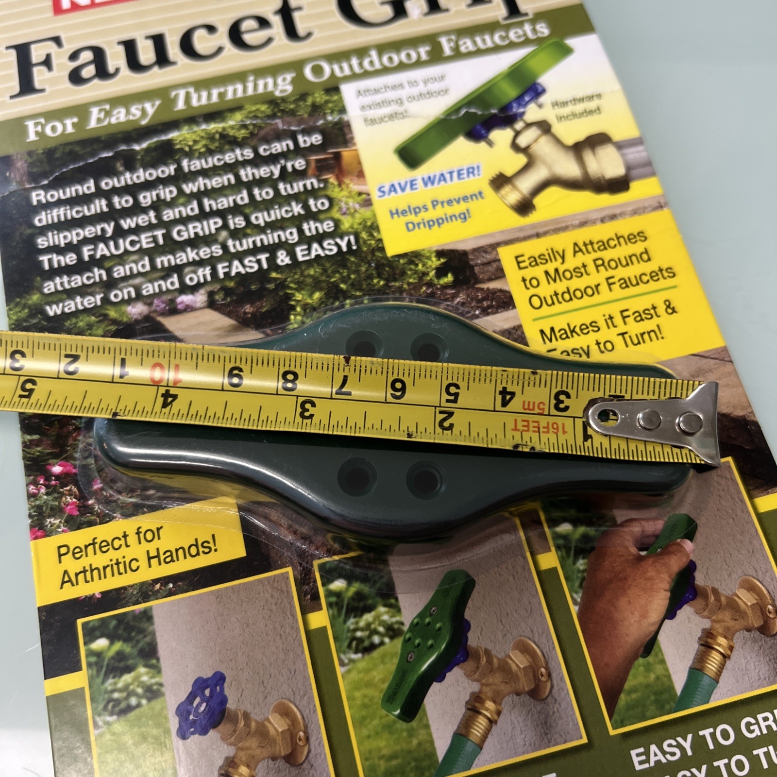 2- Faucet Grip Handle Attachment For Outdoor Faucet Universal Fit - Arthritis gallery