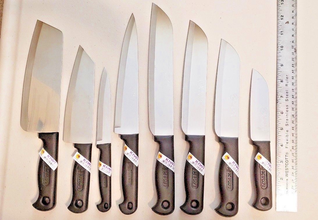KIWI KNIFE ALL STYLE KITCHEN STAINLESS THAI Wooden & Plastic Handle #1 gallery