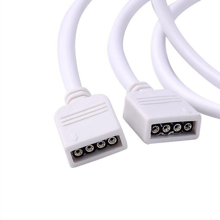 4Pin Extension Wire Connector Cable Cord For 5050 3528 RGB LED Strip Lights gallery