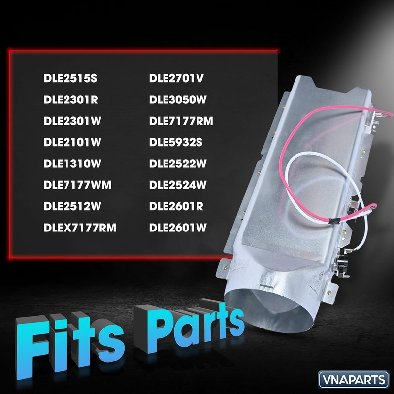 Durable Dryer Heating Element for LG DLEX Models - Restores Heat Efficiency gallery