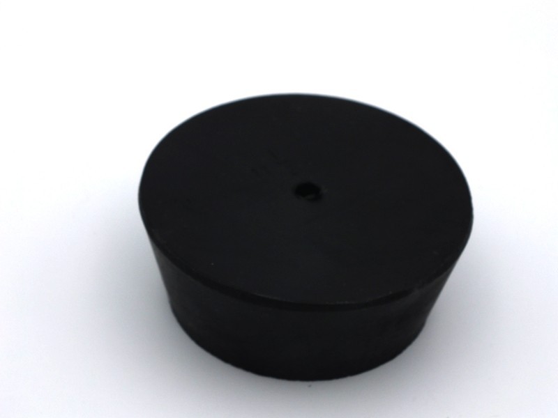 Rubber Stoppers - 1 hole Large Black Laboratory Stopper Sz 7 8 9 10 11 12 13 gallery