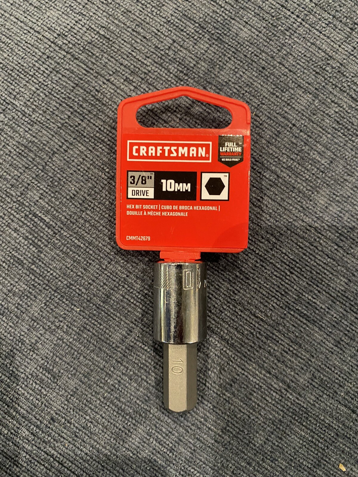 Craftsman 10mm allen Hex Bit Metric Driver Socket 3/8-in. Drive CMMT42679 gallery