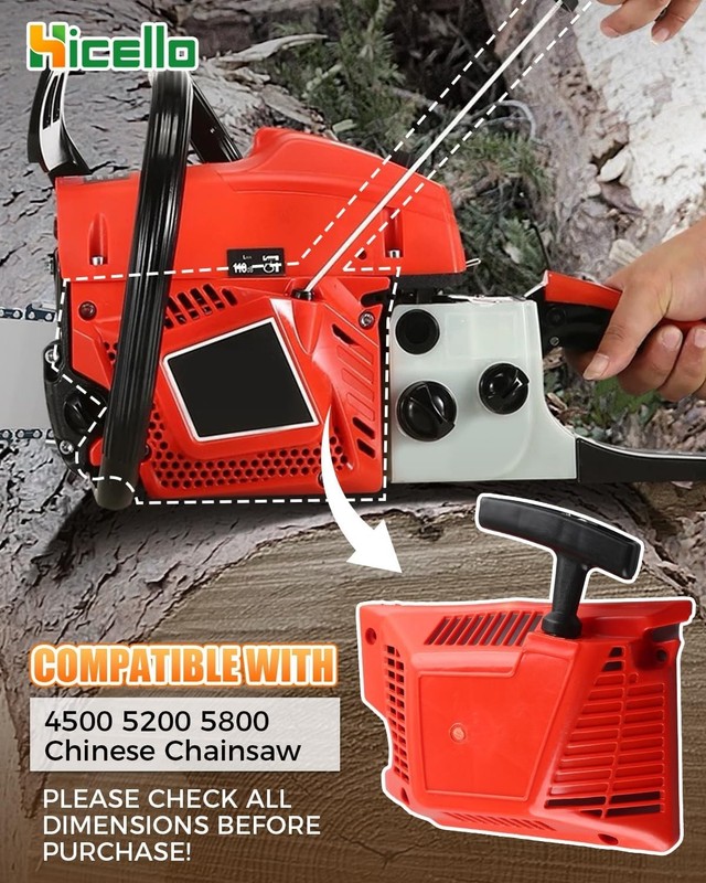 Sturdy Recoil Pull Starter Assembly - Dependable Replacement for Chainsaw Spares gallery