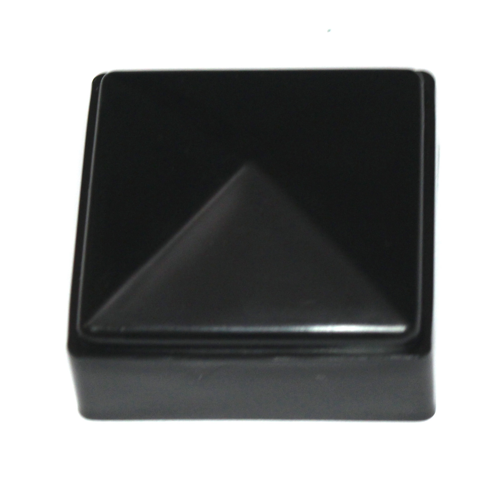 2 x 2 Fence Post Cap Black Plastic Cap for Metal Plastic Vinyl Wood Fence Posts gallery