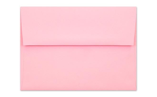 25 PCS A7 Invitation Envelopes Peel Press 24lb Heavy Duty Pastel Pink gallery