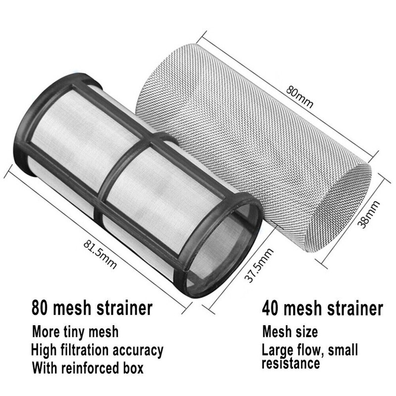 1/2" 3/4" 1" Inline Mesh Strainer Water Pump Filter Screen Garden Irrigationo0 gallery