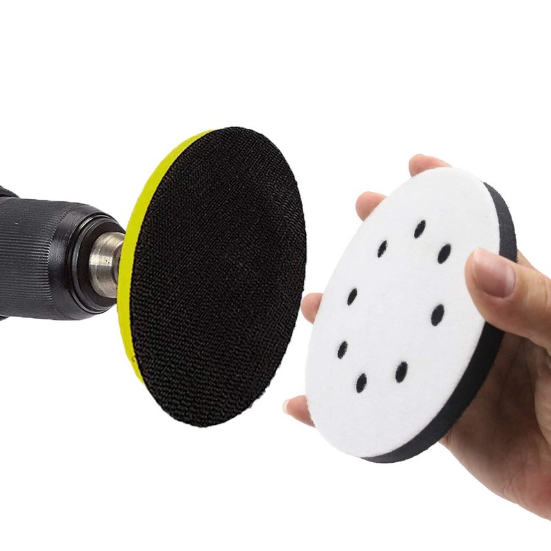 5 Pack 5 Inch Soft Sponge Interface Pad for Sanding Pad Hook&Loop Sanding Discs gallery