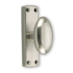 Solid Brass Egg Knob Cremone Bolt 1200Series CB-1200-75 Satin Nickel Hardware