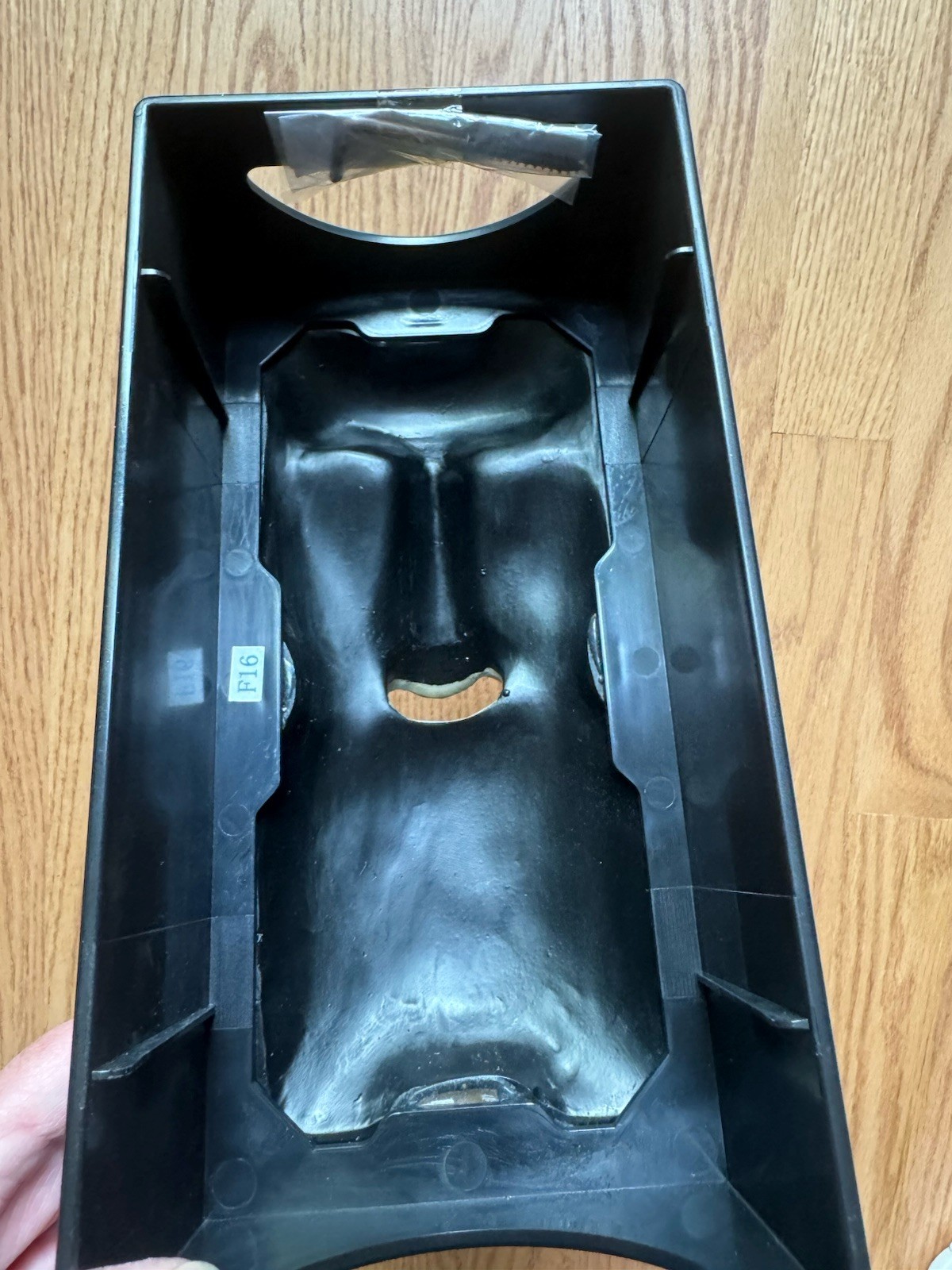 New Moai Easter Island Head Tissue Box Cover Stone Look Resin Novelty Decor Gray gallery