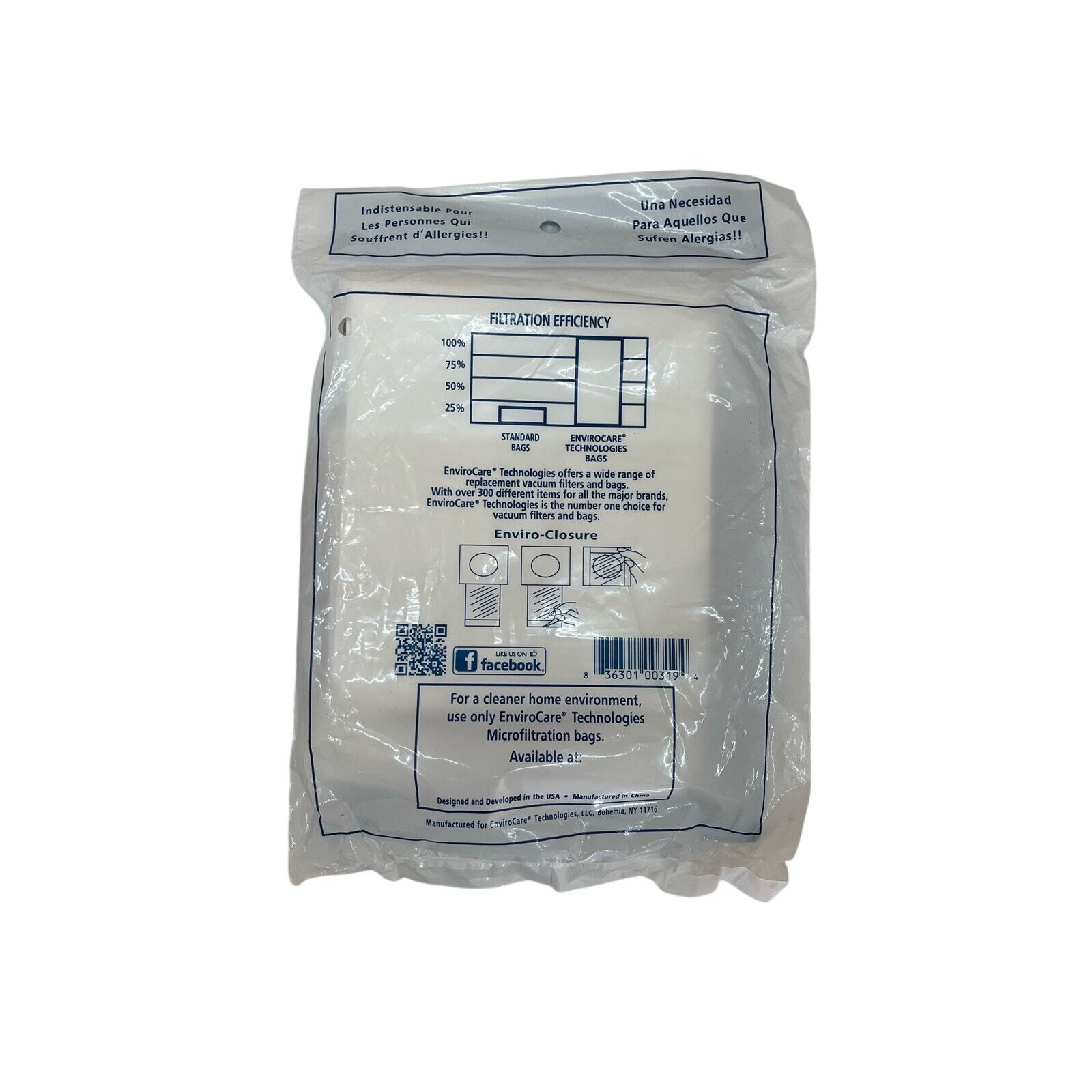 Enviro Care Eureka Type AS AS1050 Series Micro Filtration Vacuum Bags 3 Pack gallery
