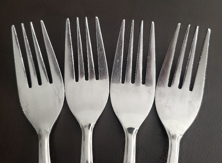 Interpur INR3 Rose Stainless Flatware Silverware Teaspoons Dinner Forks #311 gallery