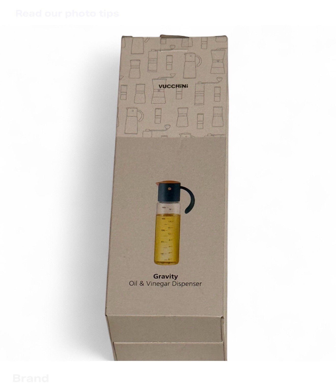 VUCCHINI GRAVITY OIL & VINEGAR DISPENSERS - YELLOW/WHITE - Fast Free Shipping gallery