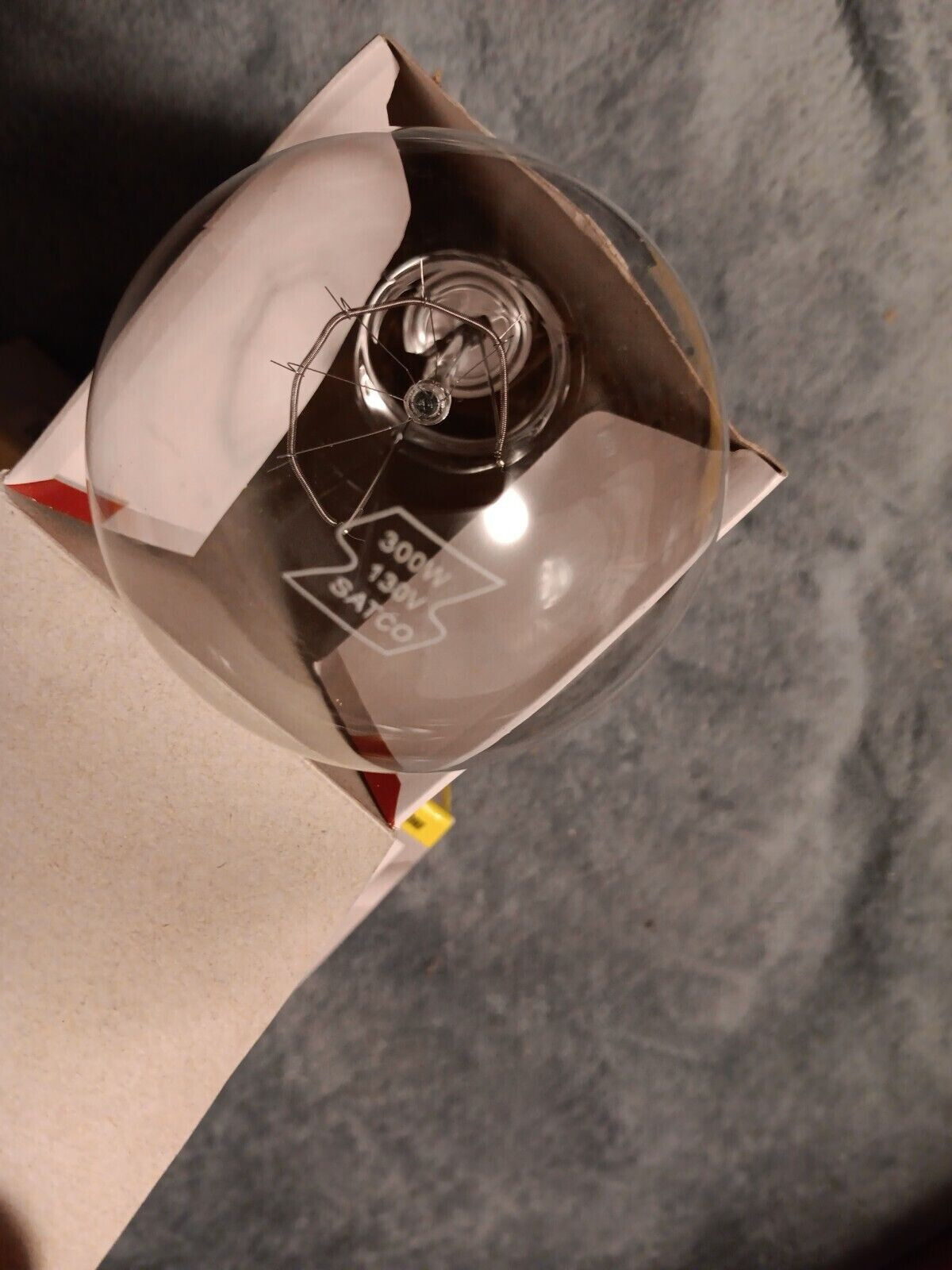 3 PACK Satco 300W General Service PS25 Clear Standard Base Bulbs 130V LB23 gallery