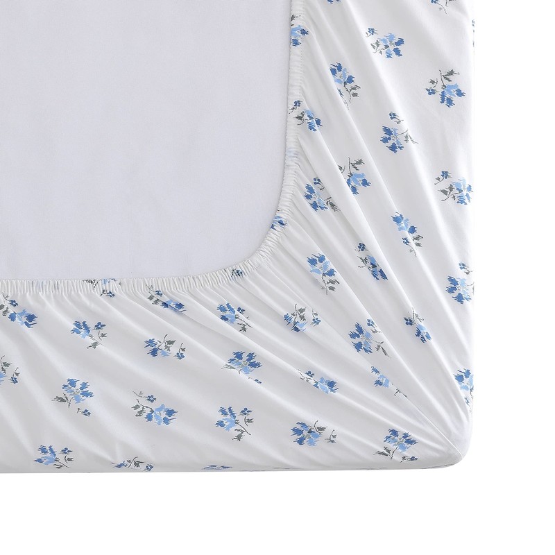 Queen Sheets, Cotton Percale Bedding Set, Crisp & Cool Ideal Bedding Set (B. gallery