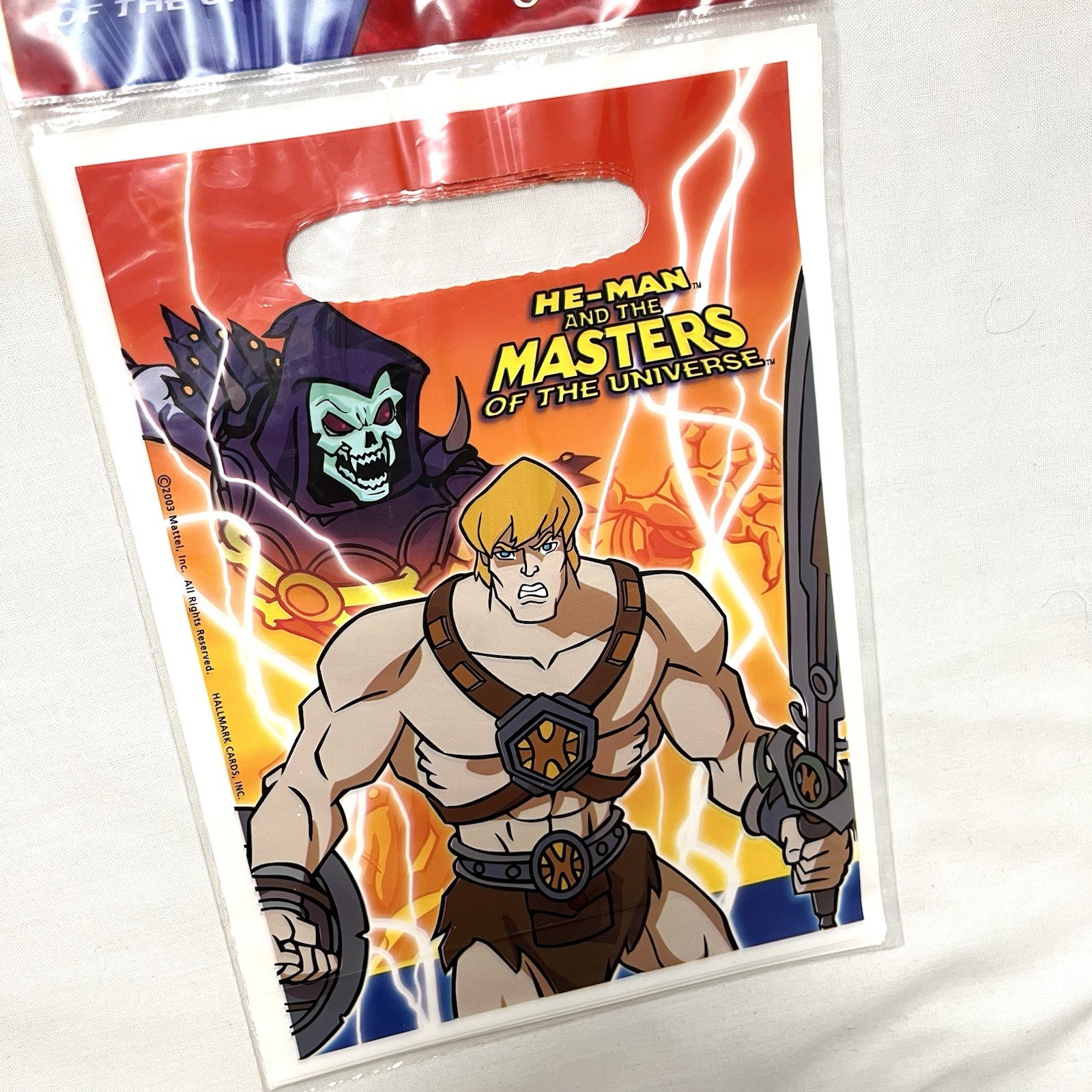 2003 Hallmark Party Express He-Man Masters of the Universe Treat Bags Loot Sacks gallery
