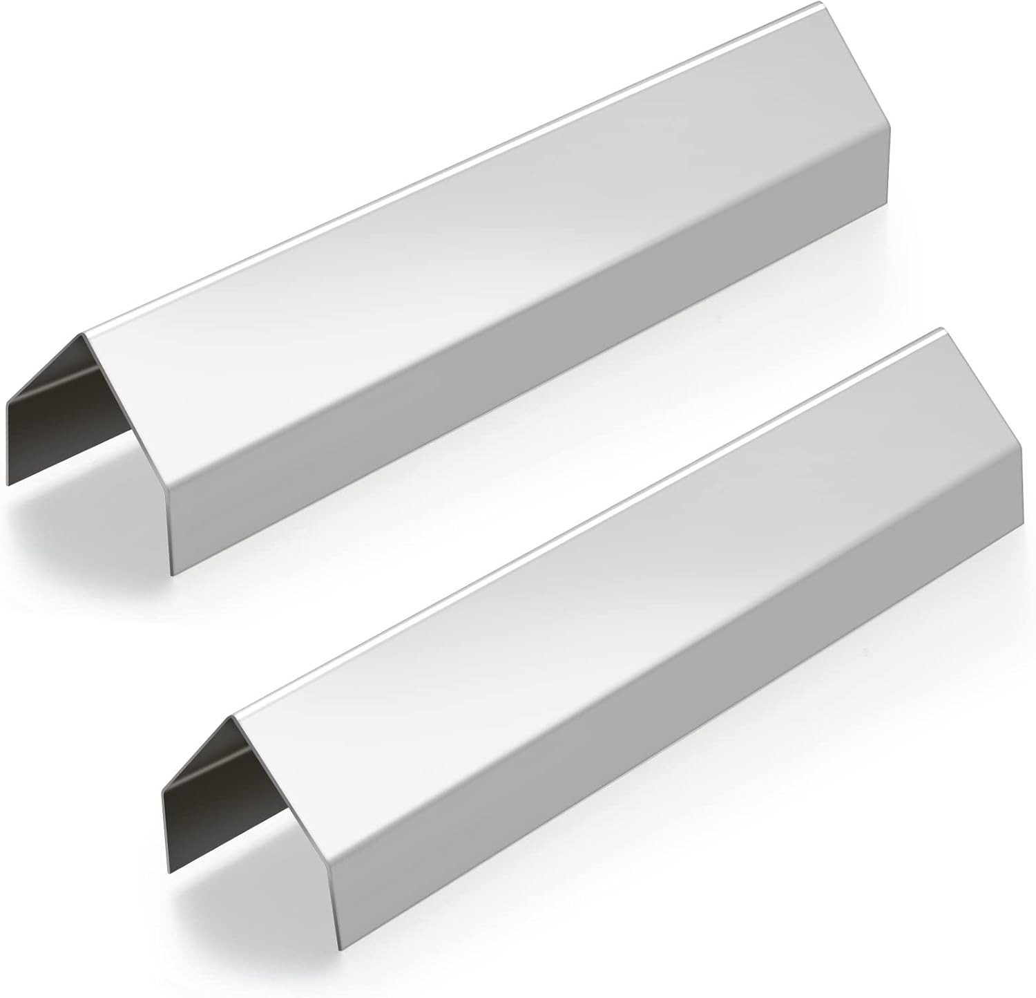 2 Pcs Stainless Steel Deep Fryer Splash Guard Joining Strip 23 Inch Connector gallery