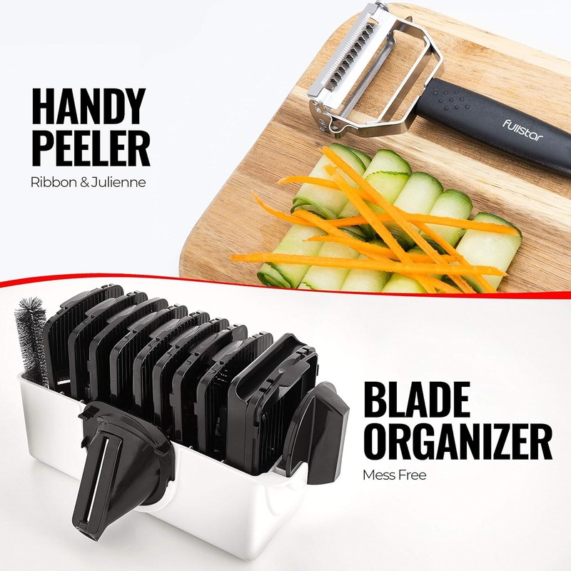 Fullstar Mandoline Slicer for Kitchen, Cucumber Slicer, Cheese Grater Vegetable gallery