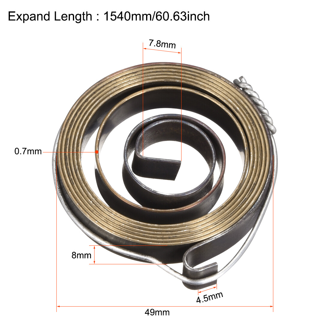 5ft Drill Press Spring Quill Feed Return Coil Spring Assembly gallery