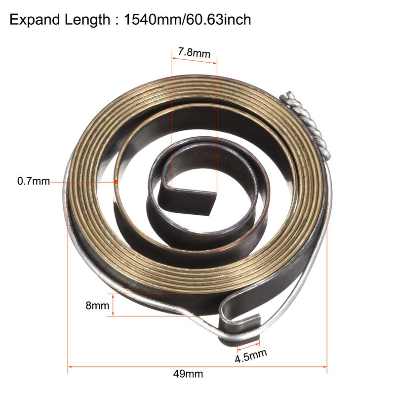 5ft Drill Press Spring Quill Feed Return Coil Spring Assembly gallery