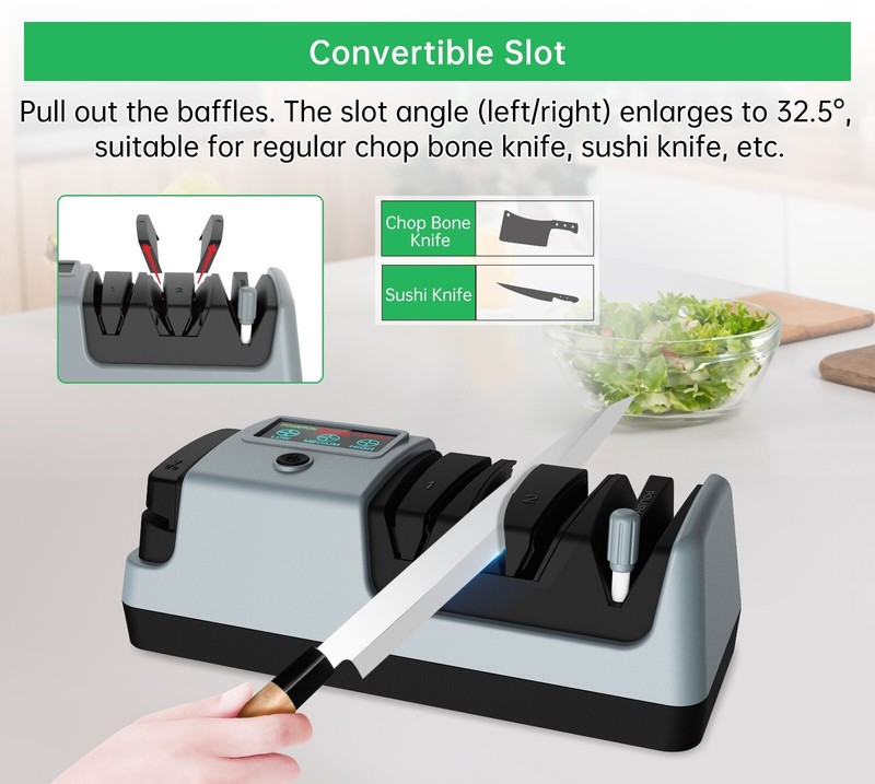 Professional Electric Knife Sharpener Sharpening Machine Household 5-in-1 gallery