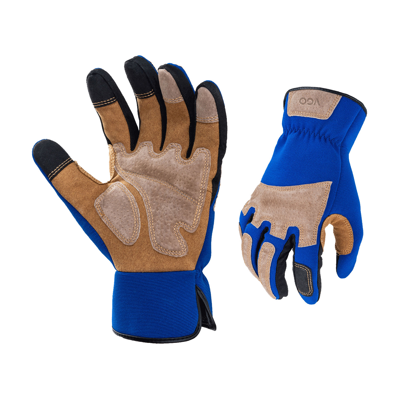 Vgo 1Pair Men Garden Gloves,Safety Work Gloves,Puncture-proof,Thornproof(SL7475) gallery