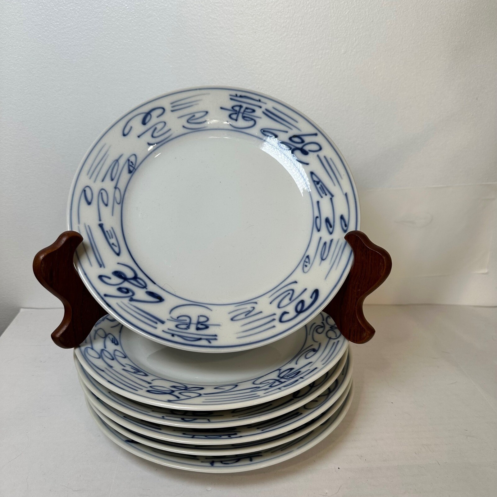Vintage Canton Express "Double Happiness" Chinese Tableware Set/6 Salad Plates gallery