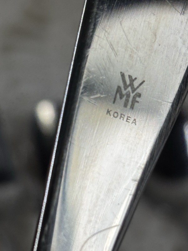 6x WMF Cromargan Flatware Spoon Fork Knife Korea Glossy 18/8 Stainless gallery