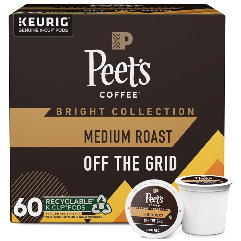Sustainable 60 Count Medium Roast K-Cup Pods with Community Impact - Peet's gallery