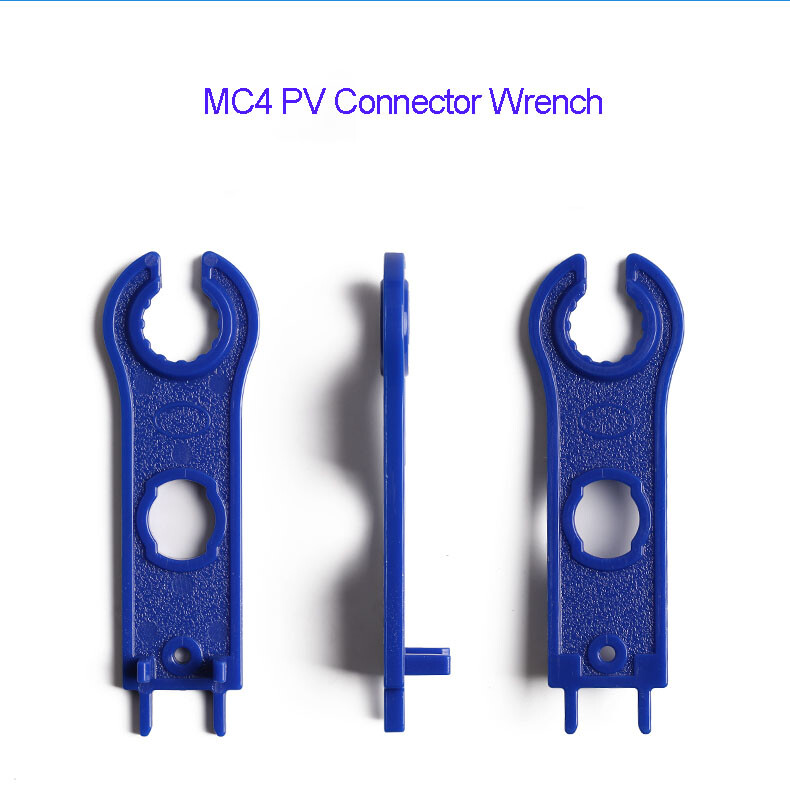 2PCS Solar Connector Tool for MC-4 Spanner Wrench PV Panel Wire Connect Blue gallery
