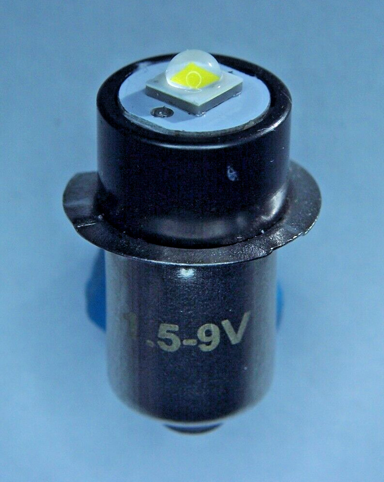 FLASHLIGHT 5-Watt 250+ Lumen 1.5-9V LED and 3-AA to 2D-Cell battery adapters KIT gallery